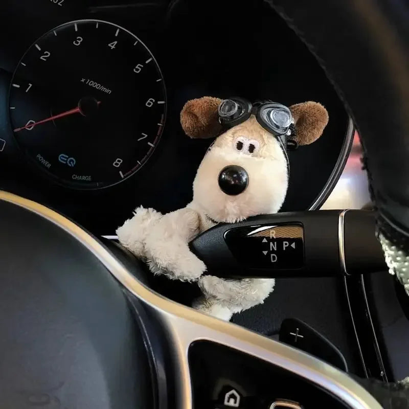 Turn Signal Car Ornament, Dog Plush Toy, Female Plush Toy, Car Interior Gear Guard Decoration, Doll, Wiper, Pilot Accessories