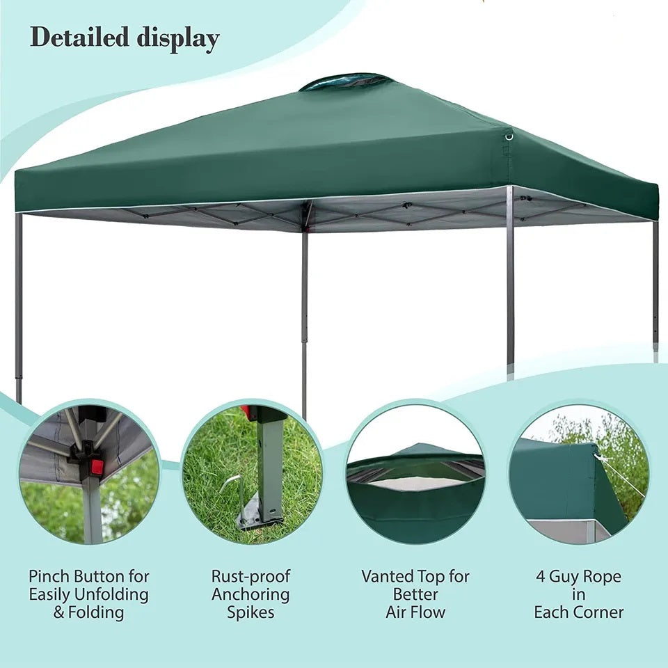 10x10' Commercial Pop UP Canopy Party Tent Folding Waterproof Gazebo Heavy Duty