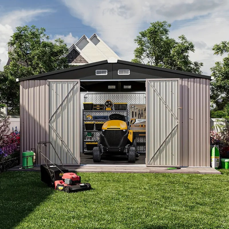 10x12 All Weather Metal Storage Shed