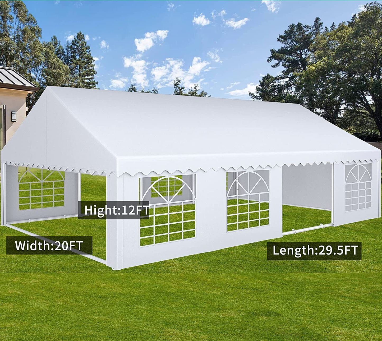 20x30 Outdoor Gazebo Canopy Heavy Duty