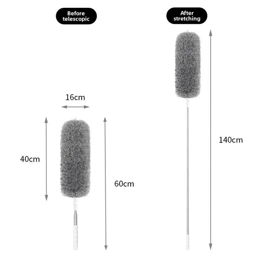 Adjustable Bendable Microfiber Duster Washable Reusable Cleaning Tool for High Ceilings Furniture and Cars Dusters for Cleaning