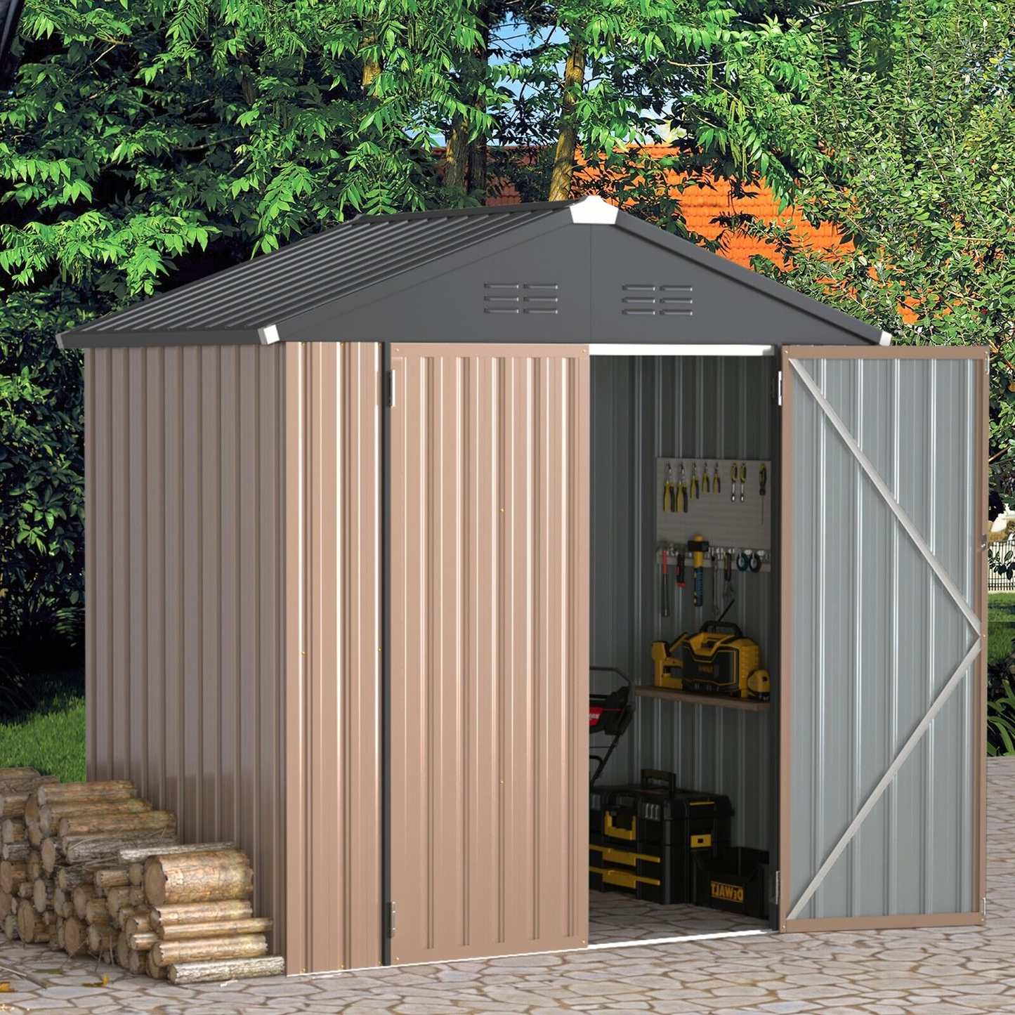 6x4 All-Season Metal Shed