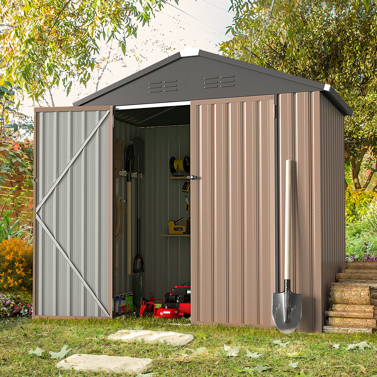 6x4 All-Season Metal Shed