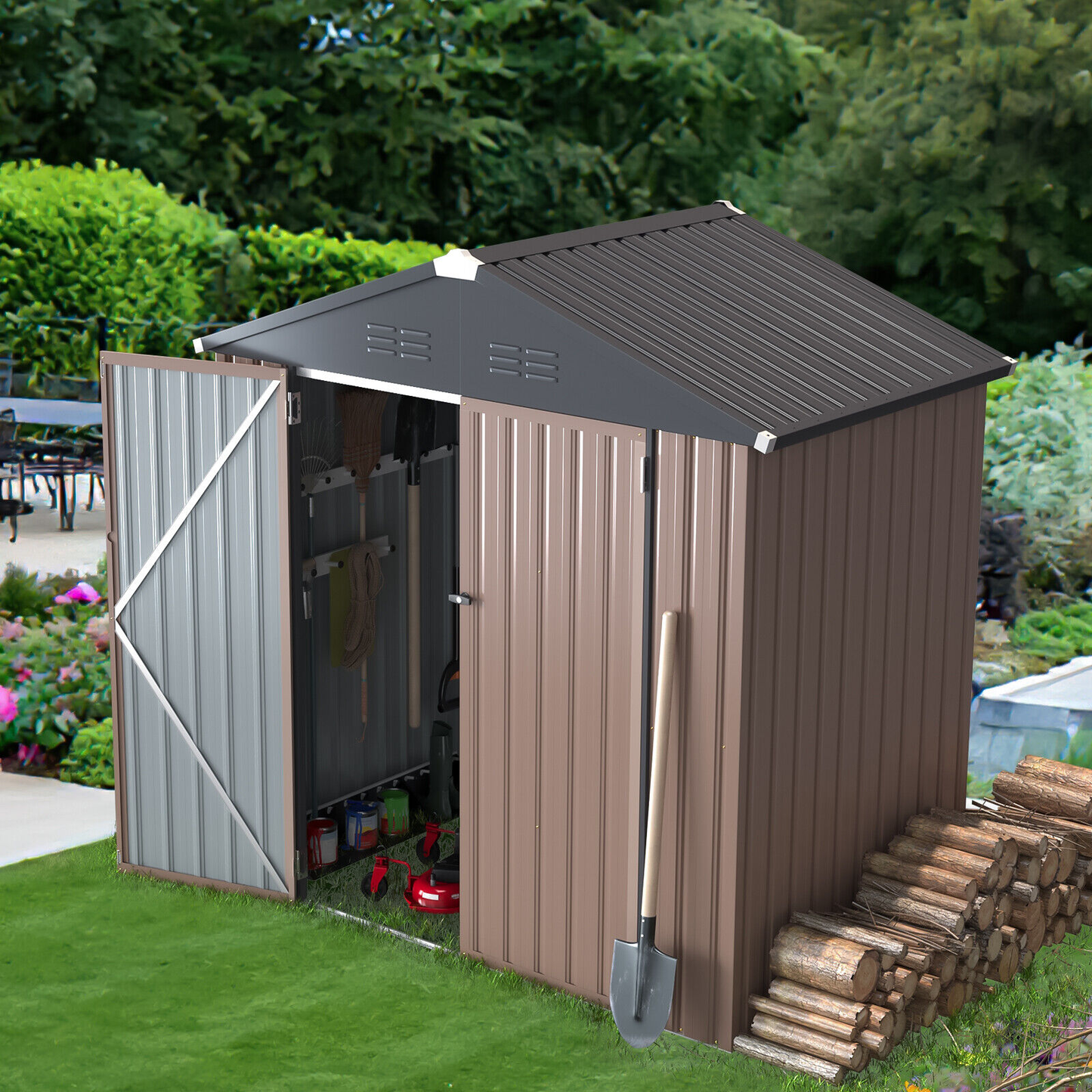 6x4 All-Season Metal Shed