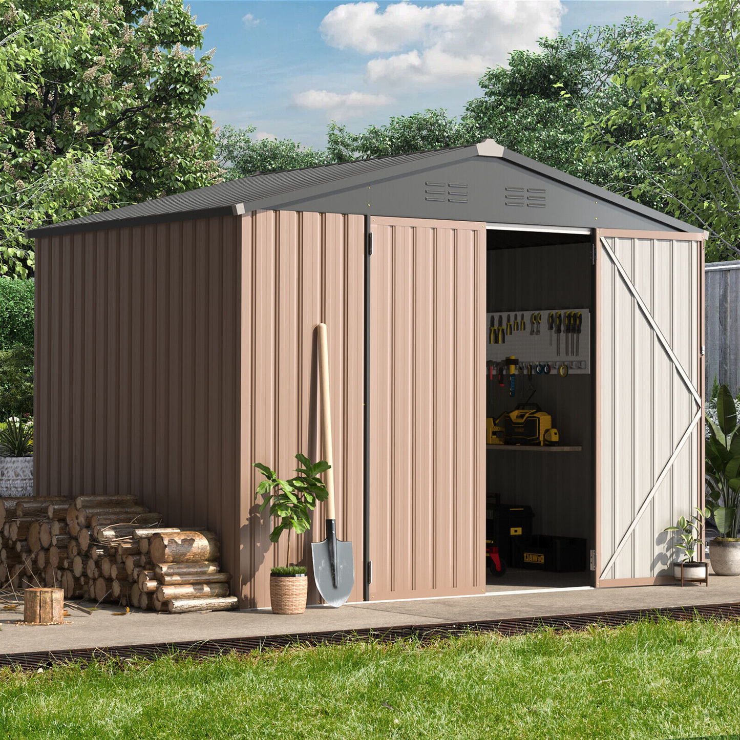 6x4 All-Season Metal Shed