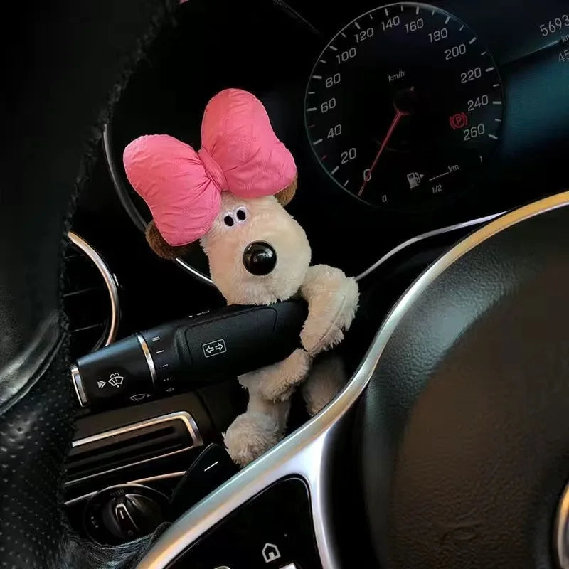 Turn Signal Car Ornament, Dog Plush Toy, Female Plush Toy, Car Interior Gear Guard Decoration, Doll, Wiper, Pilot Accessories