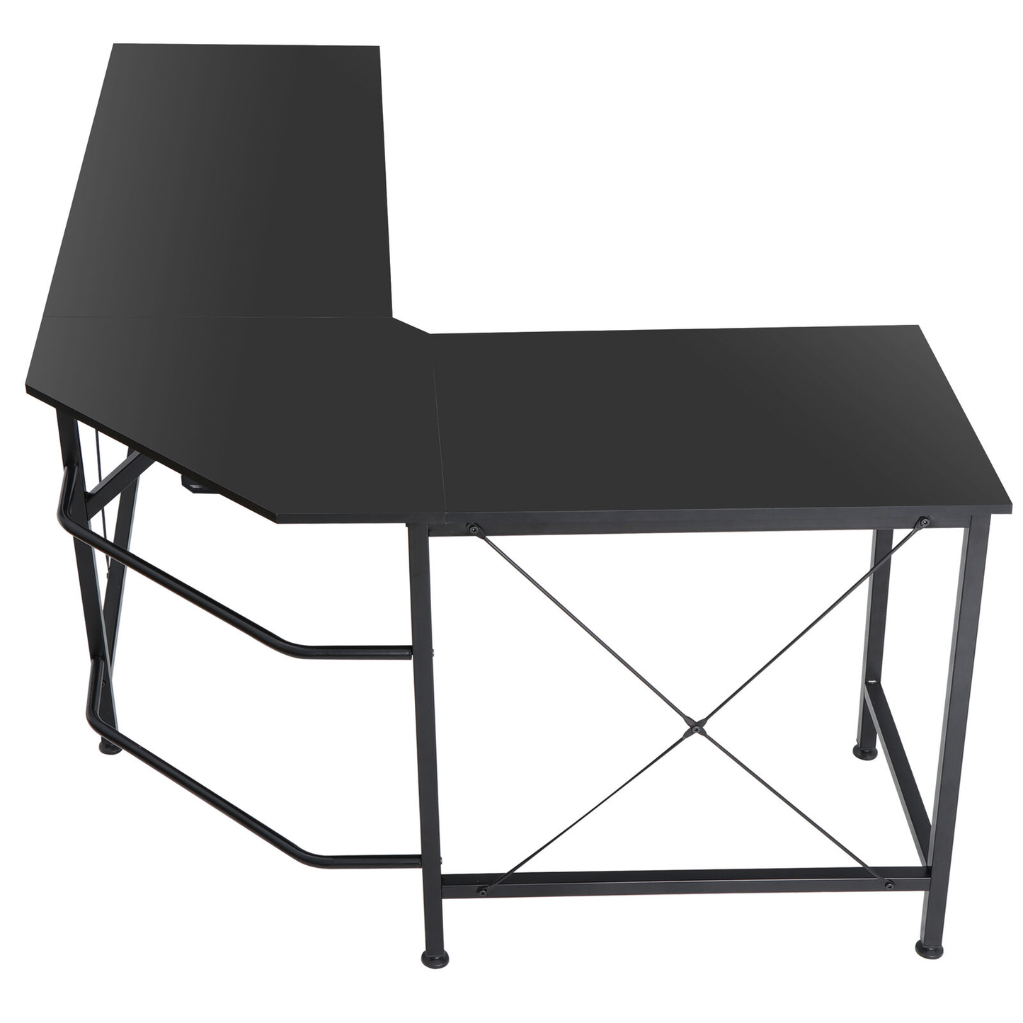 66" L-Shaped Desk | Computer Gaming Laptop Table | Corner Workstation Office Desk