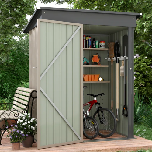 5x3 Metal Storage Shed | Sturdy Garden Shed | All Season Steel Storage Shed