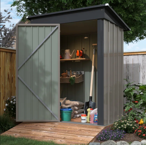 5x3 Metal Storage Shed | Sturdy Garden Shed | All Season Steel Storage Shed