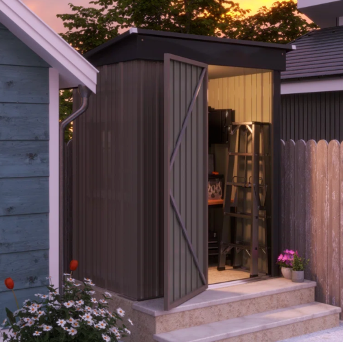 5x3 Metal Storage Shed | Sturdy Garden Shed | All Season Steel Storage Shed