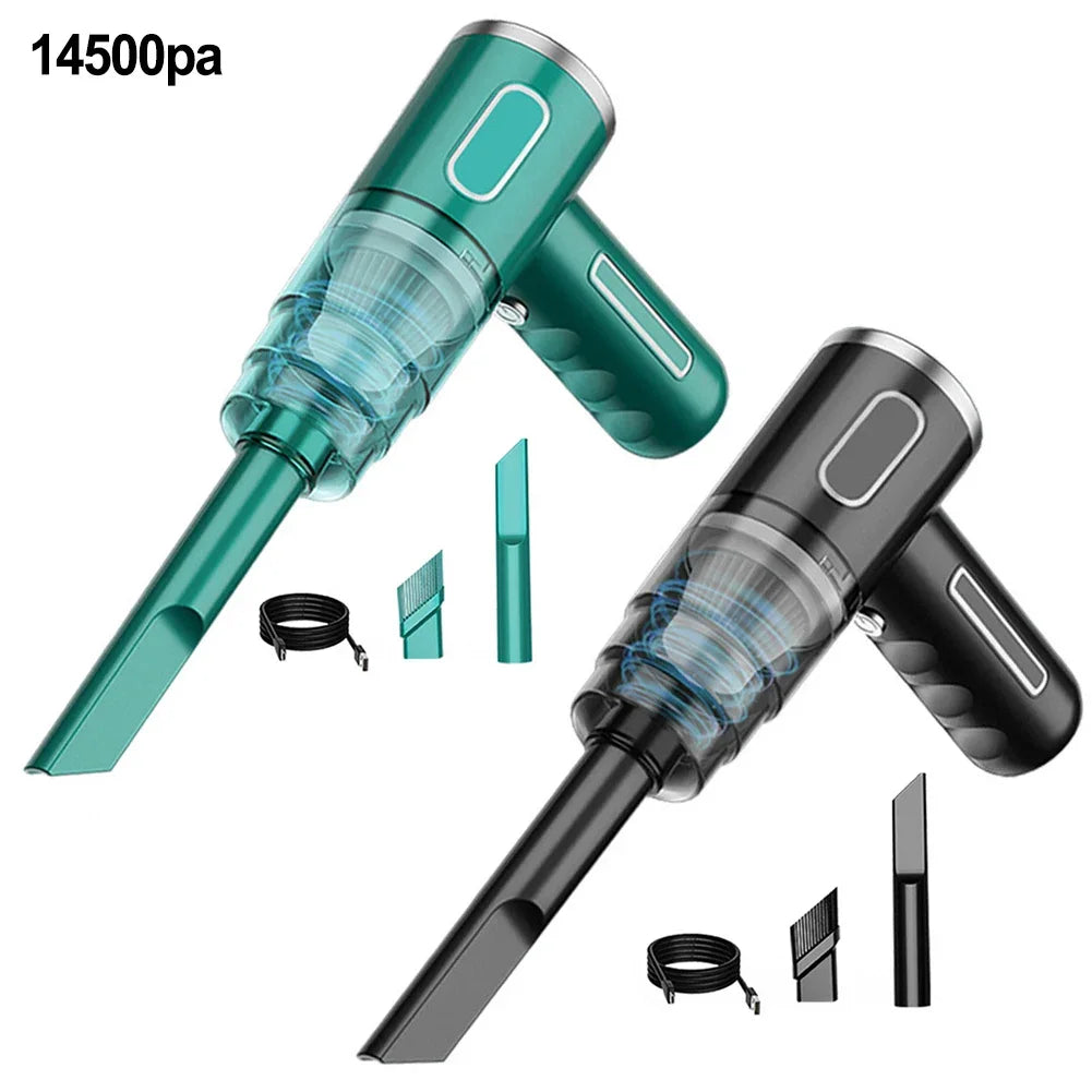 For Car Home Mini Vacuum Cleaner Sweeping Robot 14500Pa Automatic Car Auto Cordless Home Wireless Mini Portable