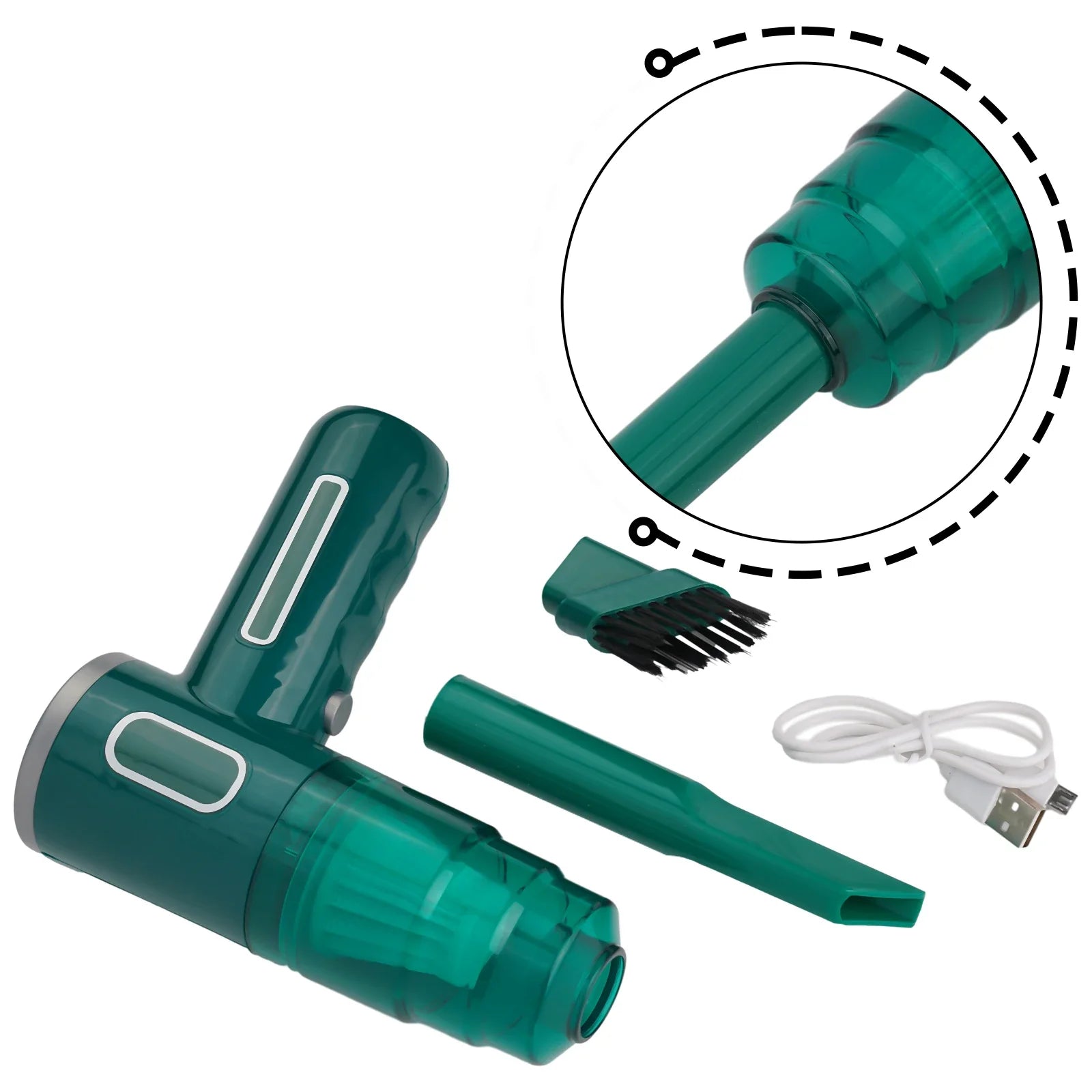 For Car Home Mini Vacuum Cleaner Sweeping Robot 14500Pa Automatic Car Auto Cordless Home Wireless Mini Portable