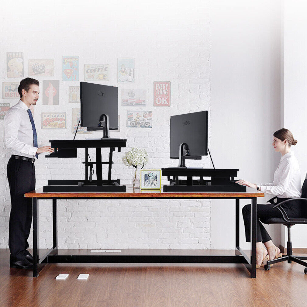 Standing Desk Converter | Stand Up Desk | Adjustable Desk | 32 inches Riser Home Office