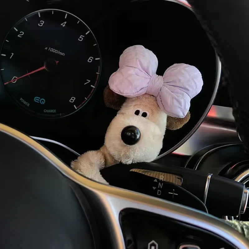 Turn Signal Car Ornament, Dog Plush Toy, Female Plush Toy, Car Interior Gear Guard Decoration, Doll, Wiper, Pilot Accessories